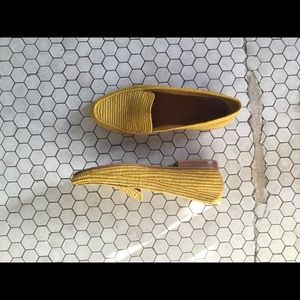 Proud Mary Yellow raffia loafers